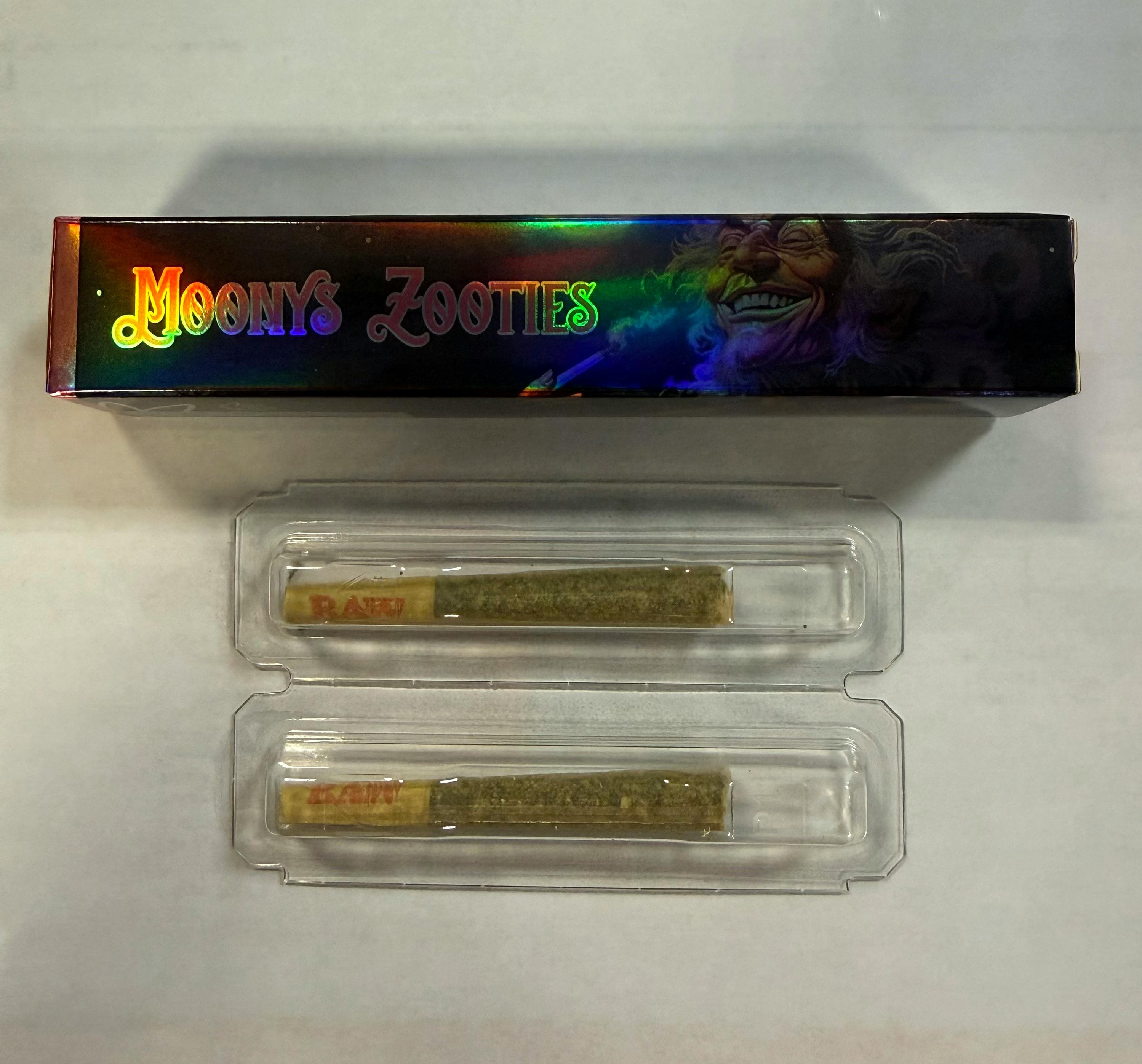 Moony's Zooties | Pre-Rolls | Apple Jax | Indica | 2pk