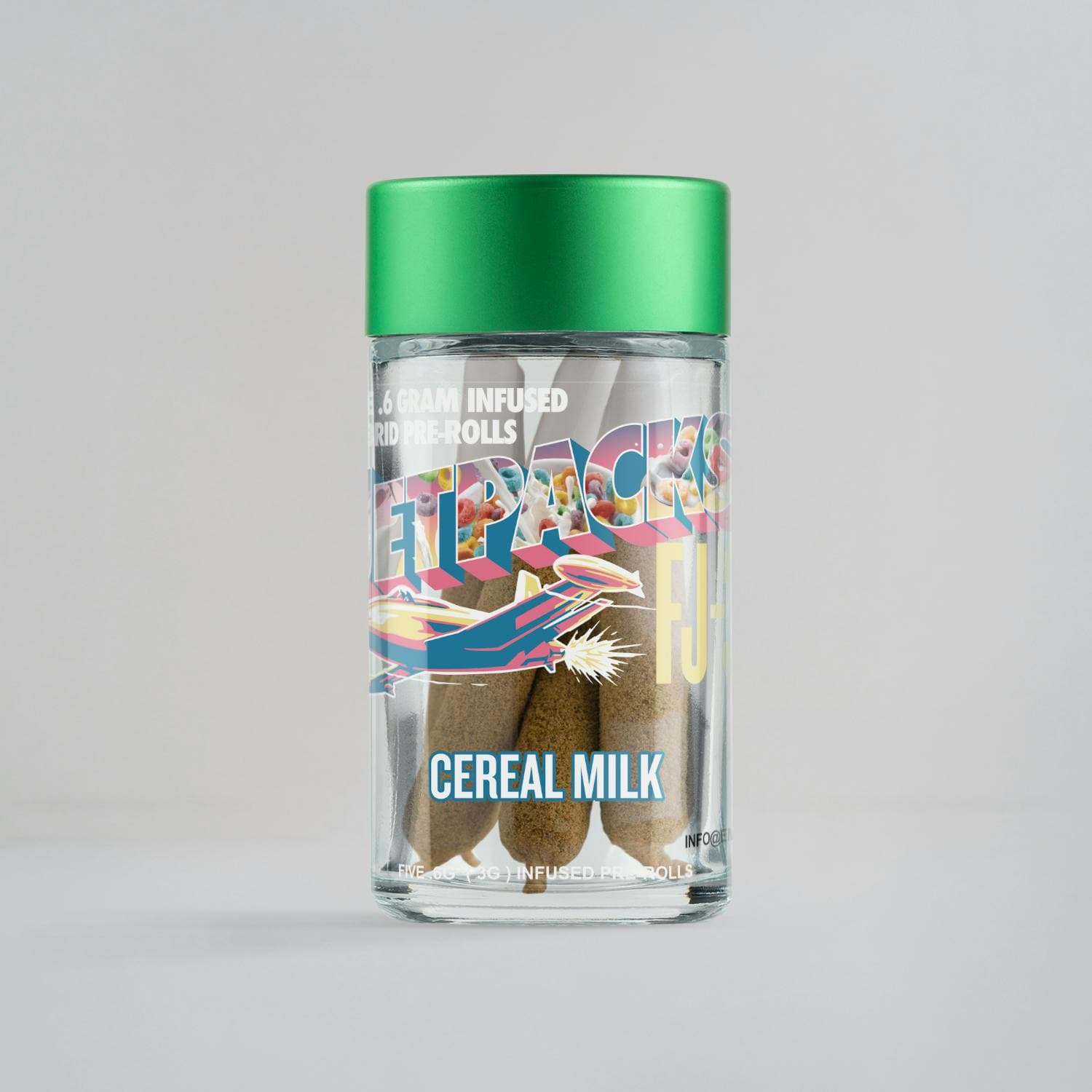 Jetpacks | Infused Pre Rolls | Cereal Milk | 5pk