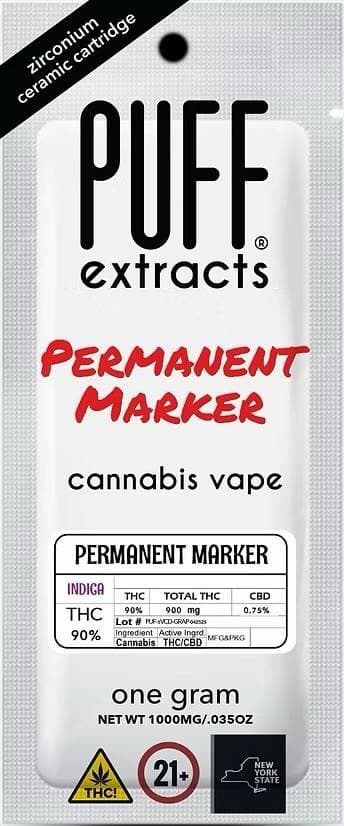 Puff | Cartridge | Permanent Marker l | Indica