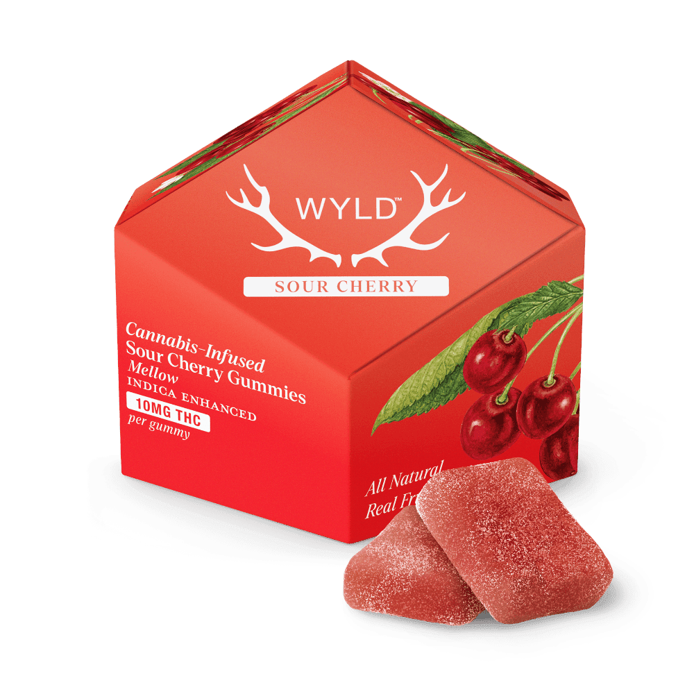 Sour Cherry Indica Enhanced Gummies