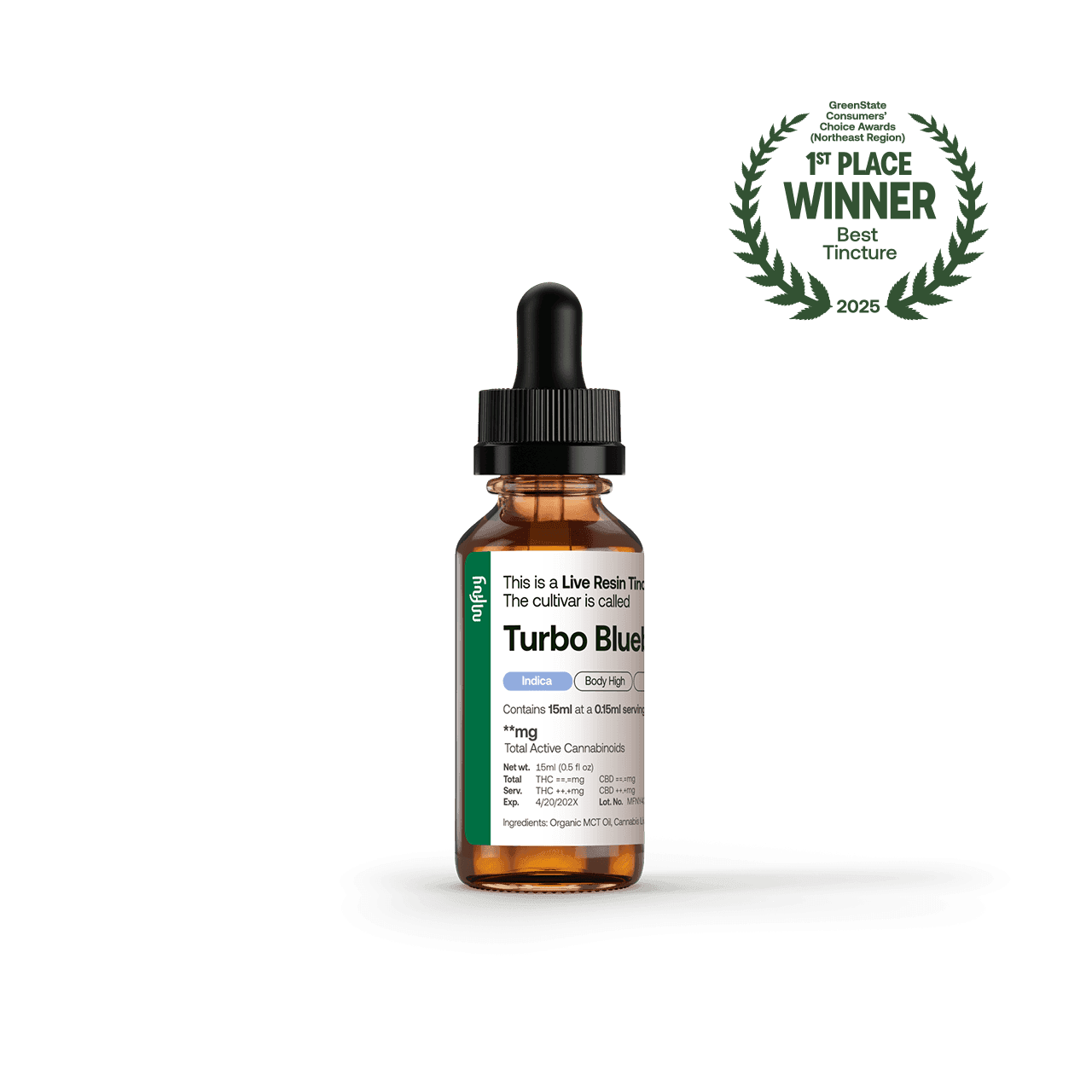 Turbo Blueberry Live Resin Tincture | 15mL