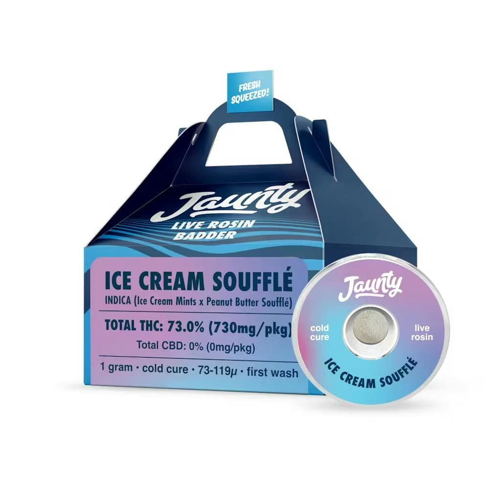 Jaunty | Live Rosin Badder | Ice Cream Souffle