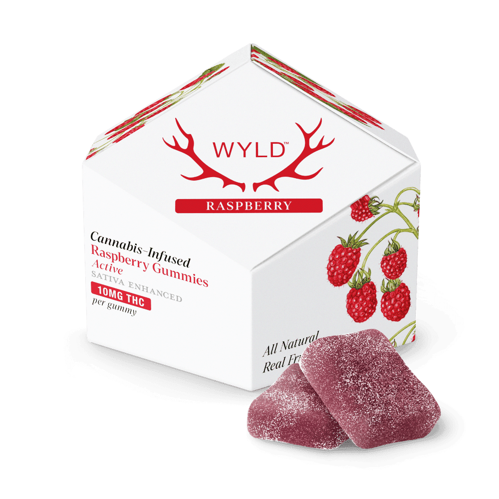 Raspberry Sativa Enhanced Gummies
