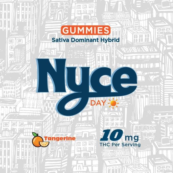 Nyce | Edibles | Tangerine | Day | 10pk | 100mg