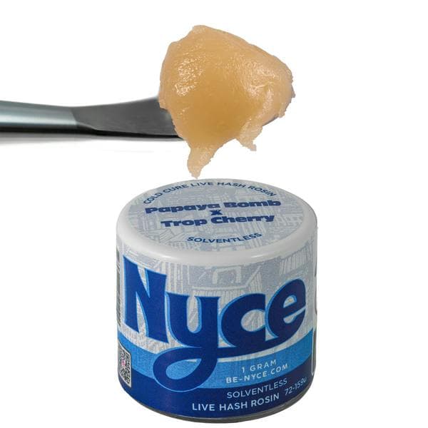 Nyce | Live Hash Rosin | Papaya Bomb x Tropical Cherries | Sativa