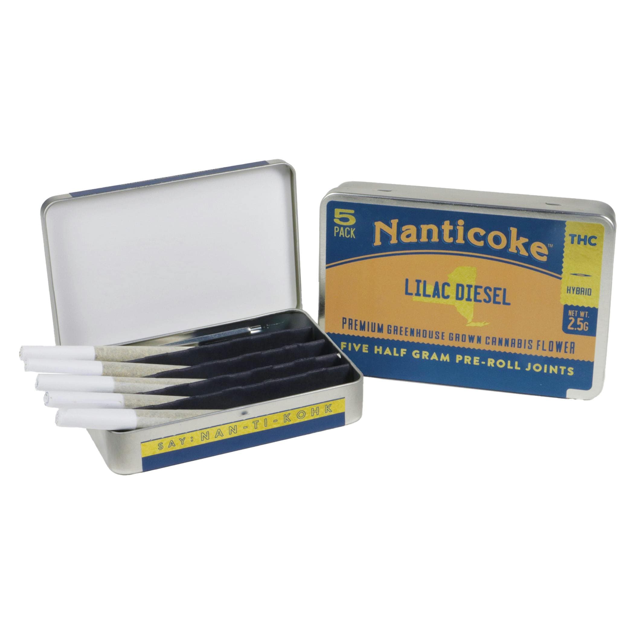 Nanticoke | Pre-Rolls | Lilac Diesel | Hybrid | 5pk