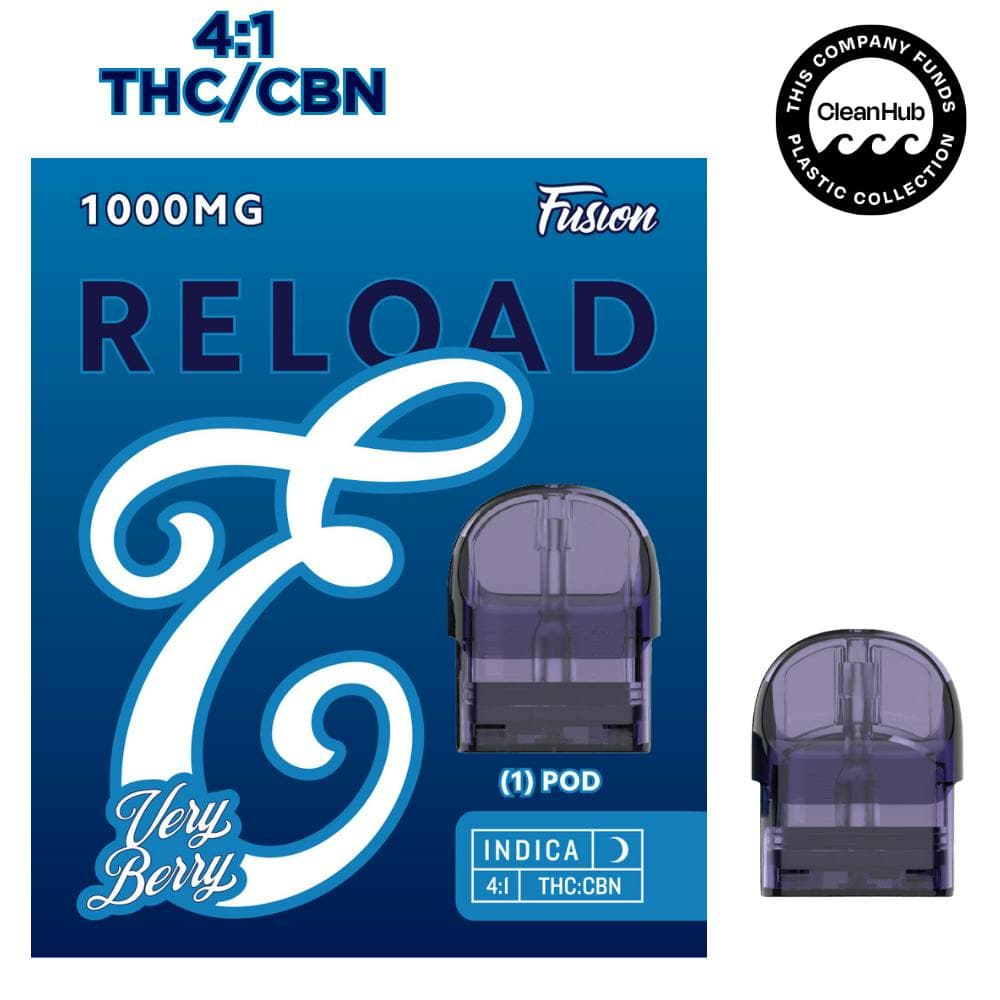RELOAD - 1g FUSION - Very Berry (4:1 THC/CBN)