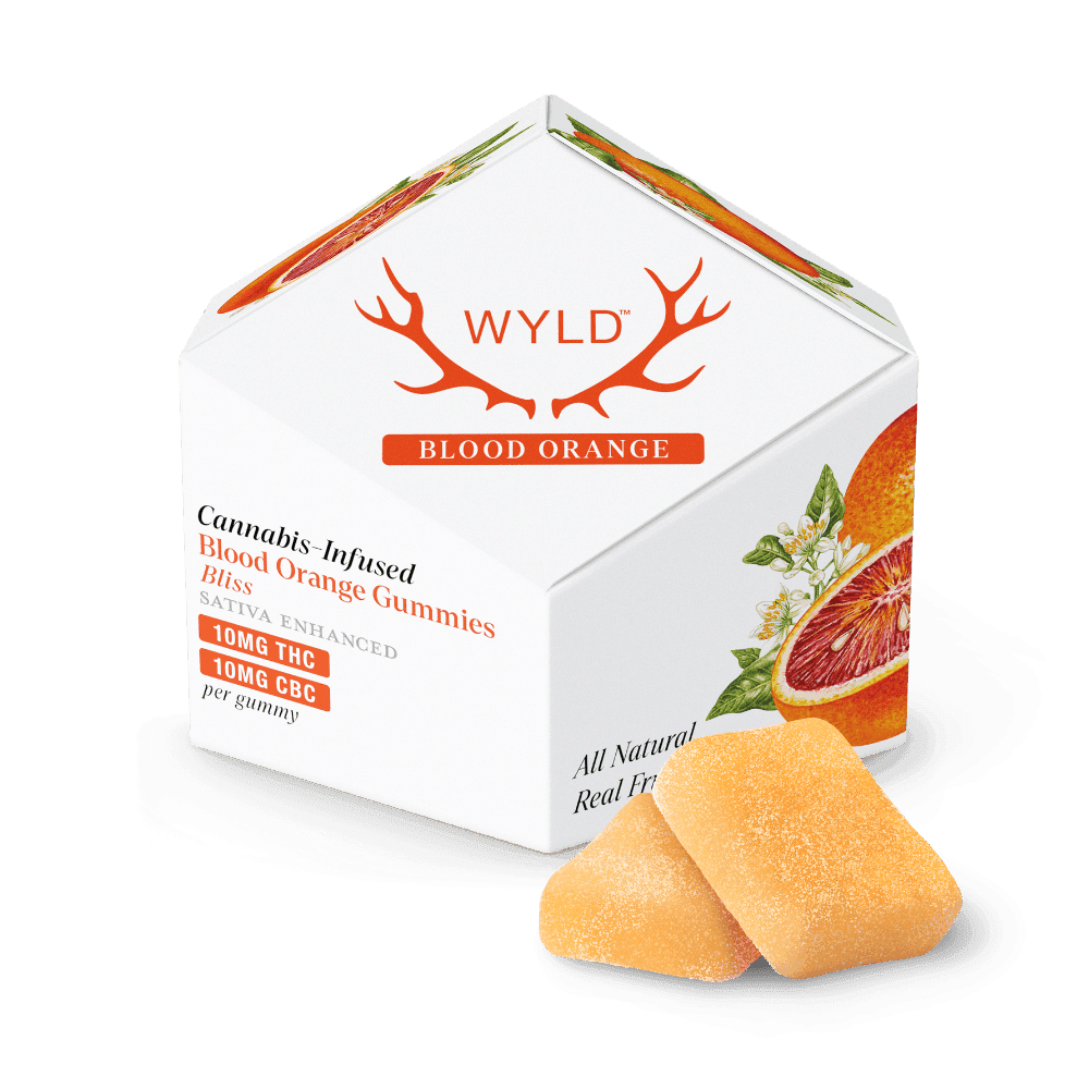 Blood Orange 1:1 CBC Sativa Enhanced Gummies