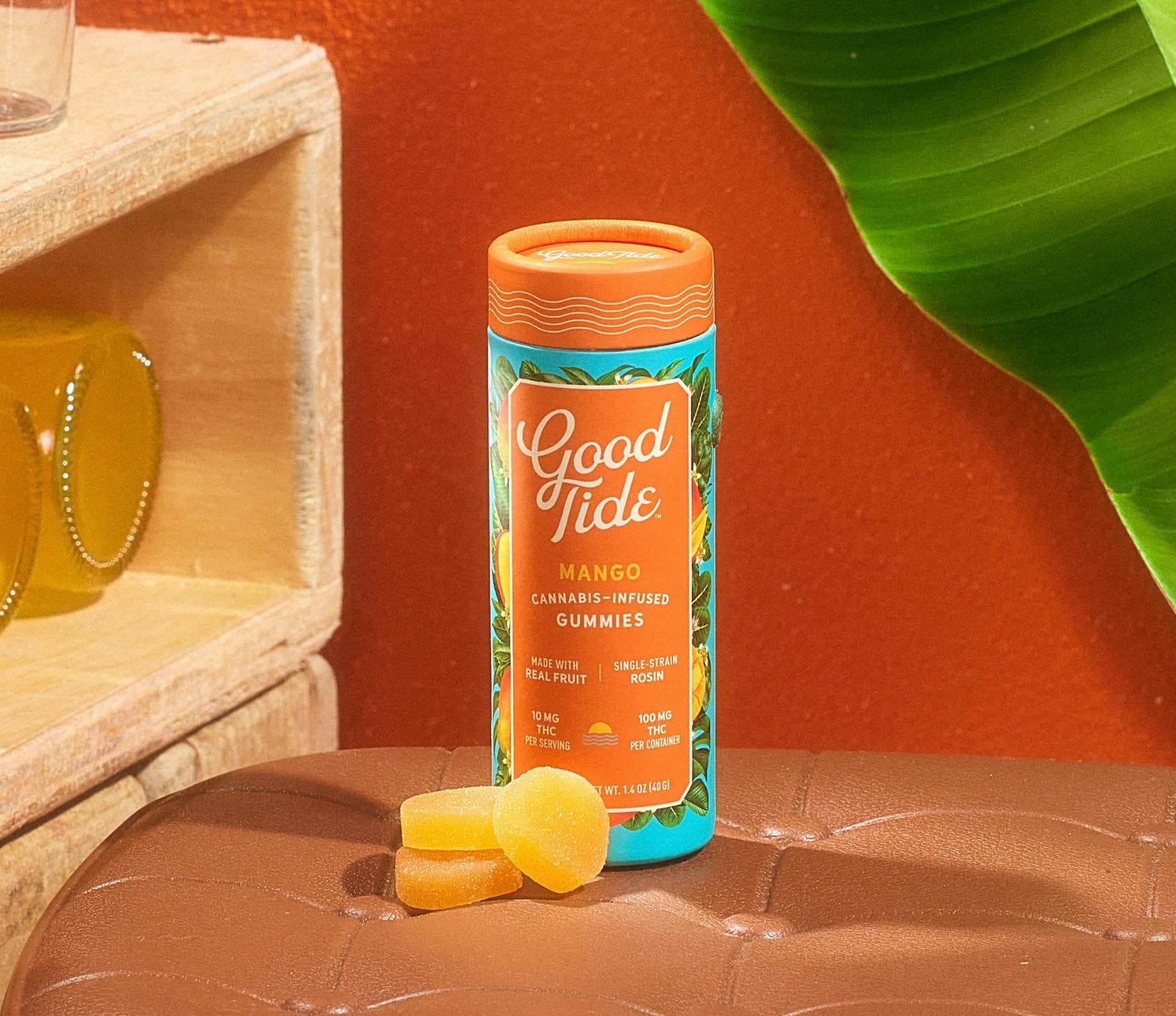 Good Tide | Edibles | Mango | Indica | 10pk | 100mg