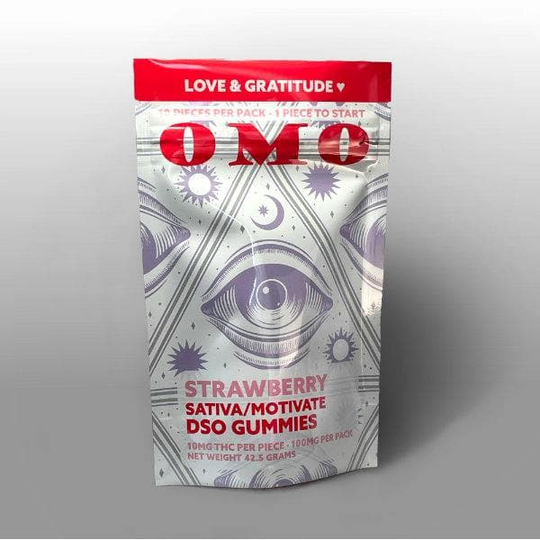 OMO | DSO GUMMIES | STRAWBERRY | SATIVA | 10PK