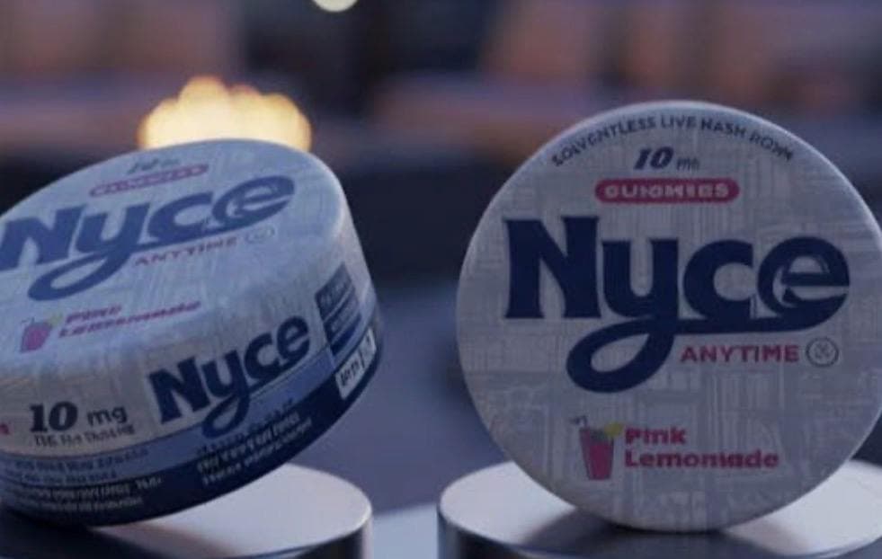 Nyce | Edibles | Pink Lemonade | Anytime | 10pk | 100mg