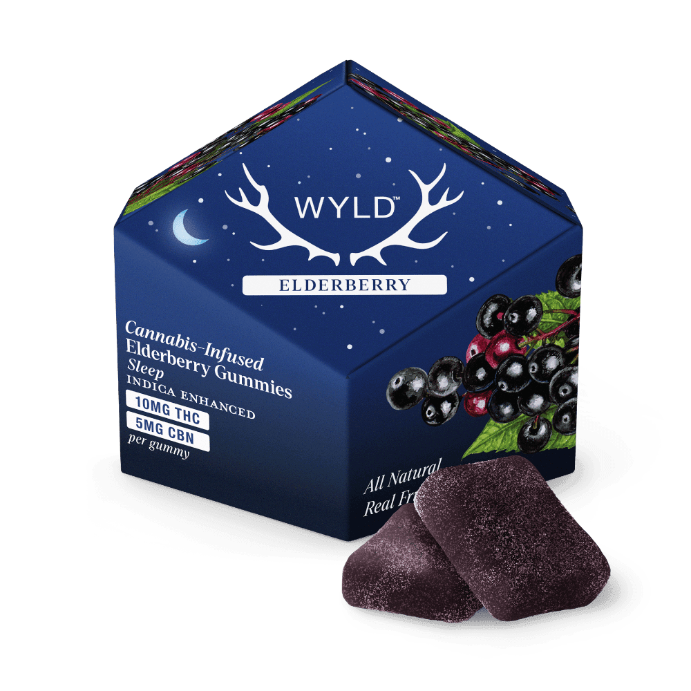 Elderberry 2:1 CBN + Indica Enhanced Gummies