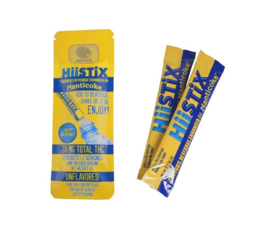 Nanticoke | Beverage Enhancer | Hiistix Unflavored | 2pk | 20mg
