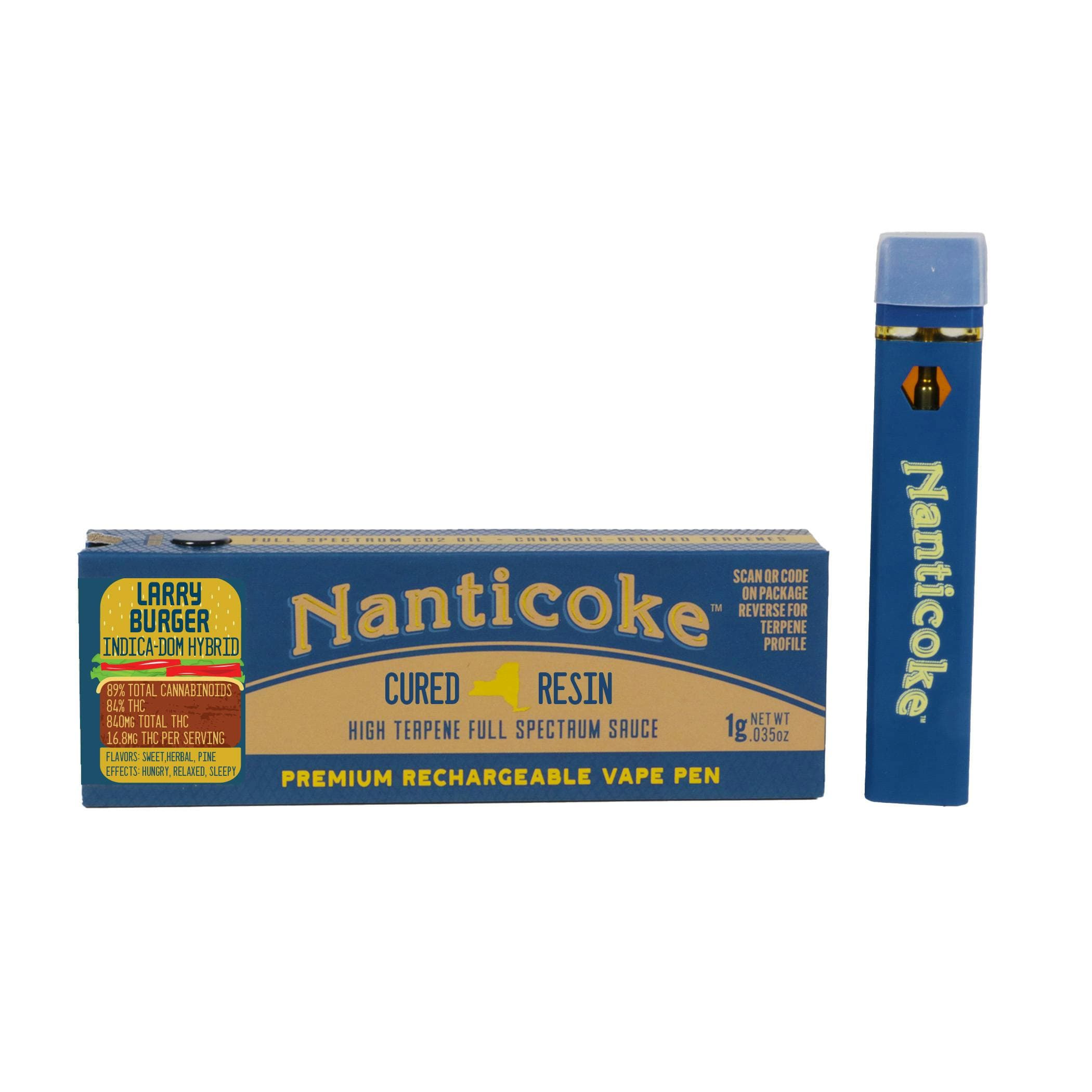Nanticoke | Cured Resin Vape | Larry Burger | Indica