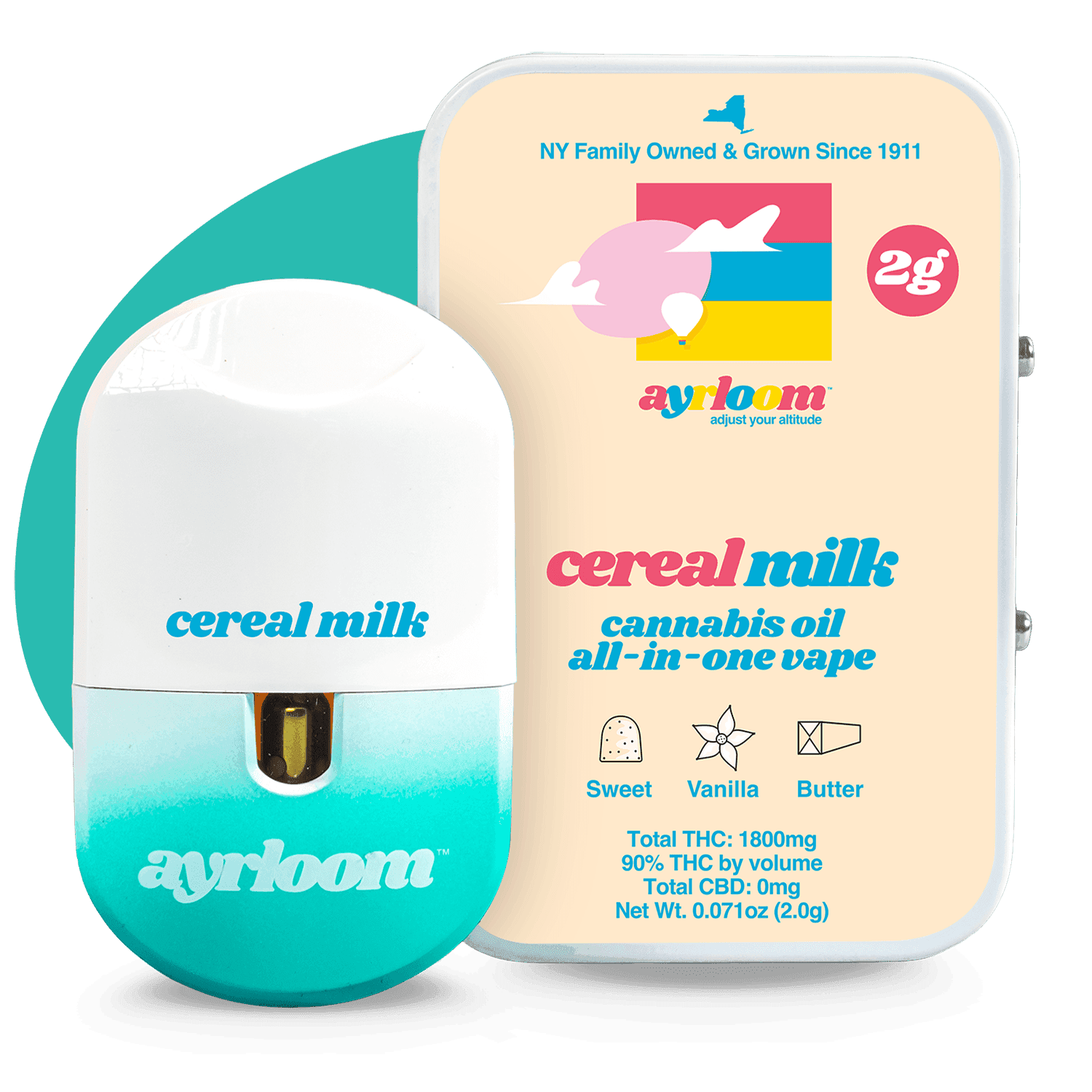 ayrloom | Cereal Milk | AIO | 2g