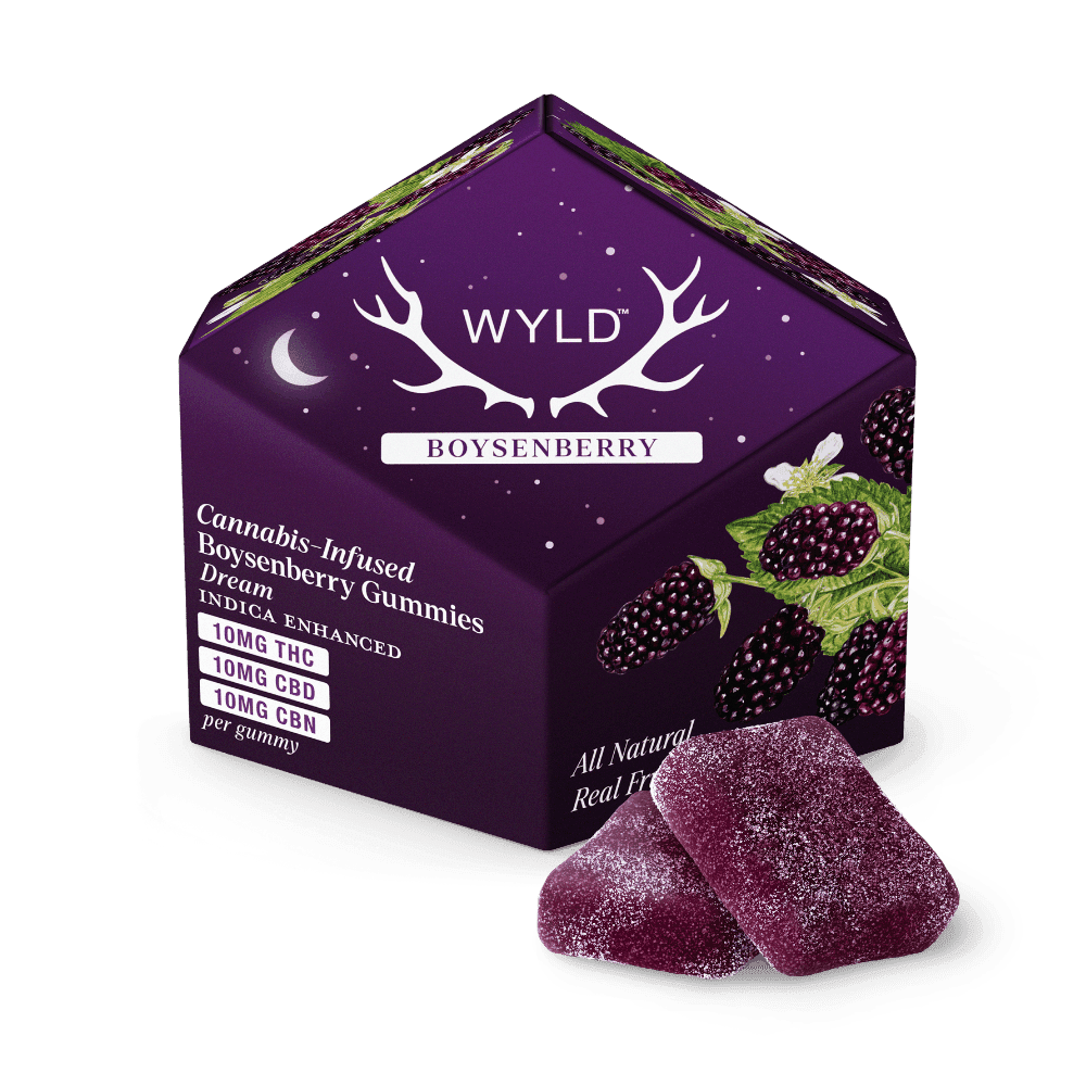 Boysenberry 1:1:1 CBD:CBN + Indica Enhanced Gummies
