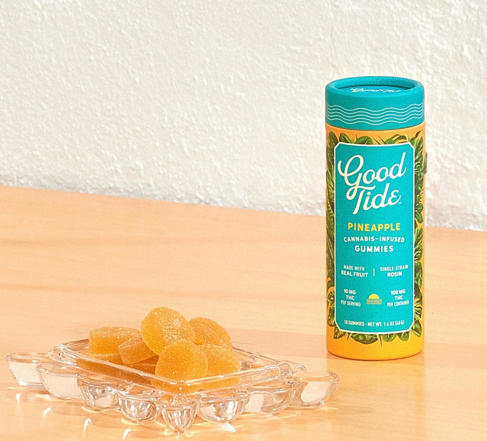 Good Tide | Edibles | Pineapple | Sativa | 10pk | 100mg