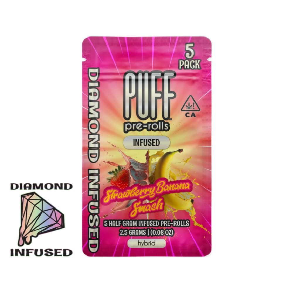 Strawberry Banana Smash - Infused Hybrid - 5 pack [2.5g]