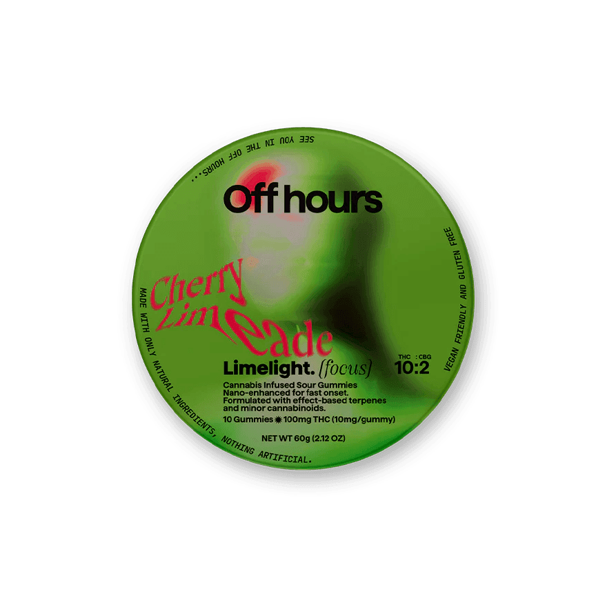 Off Hours | Edibles | Limelight Cherry Limeade | 10pk | 100mg