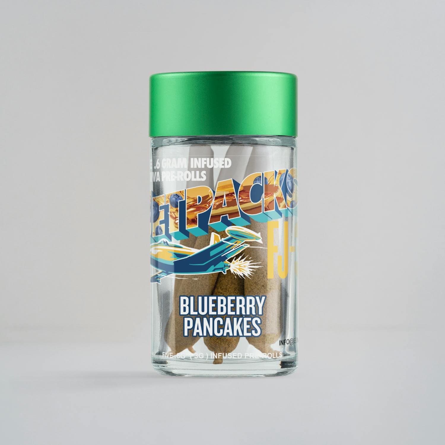 Jetpacks | Infused Pre Rolls | Blueberry Pancakes | 5pk