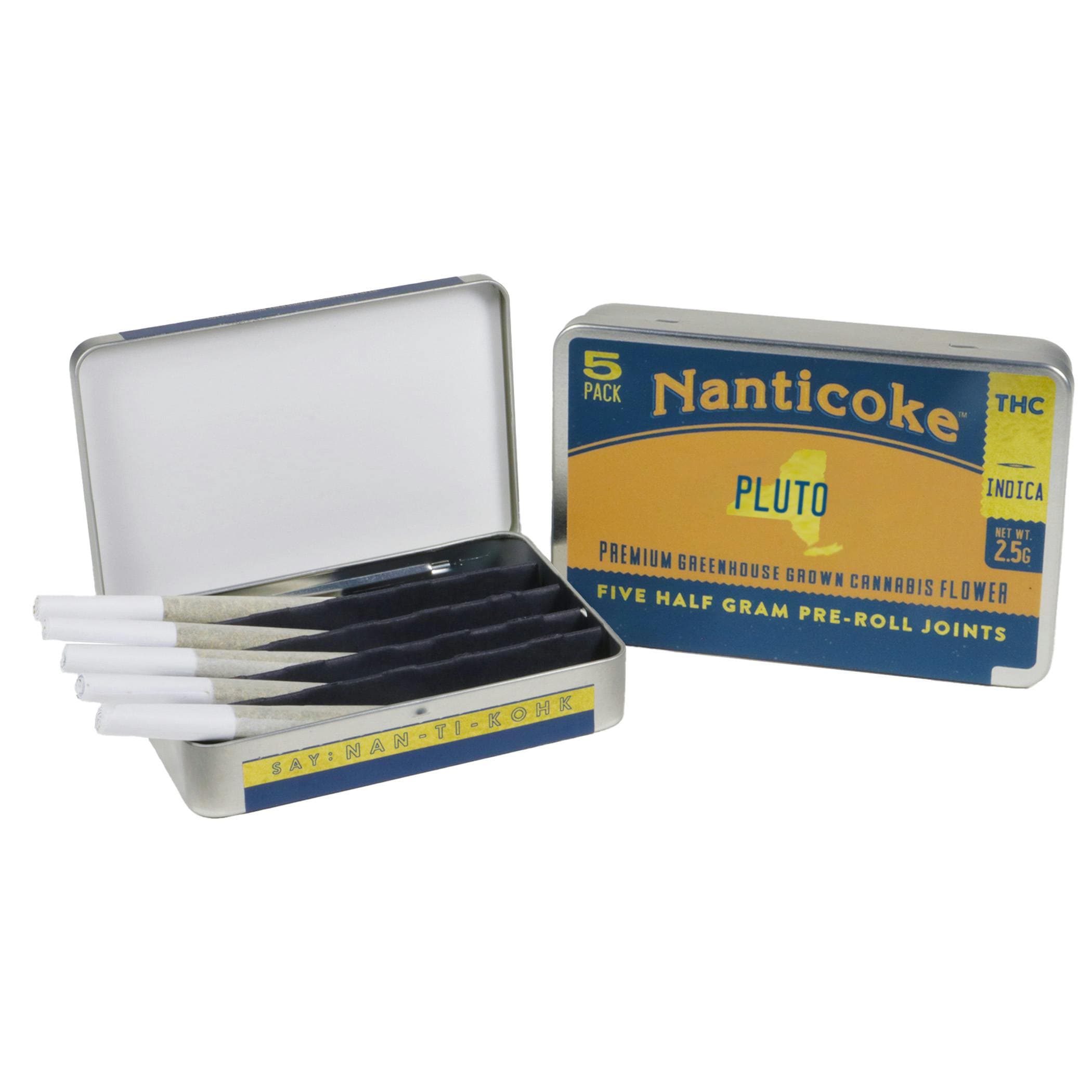 Nanticoke | Pre-Rolls | Pluto | Indica | 5pk