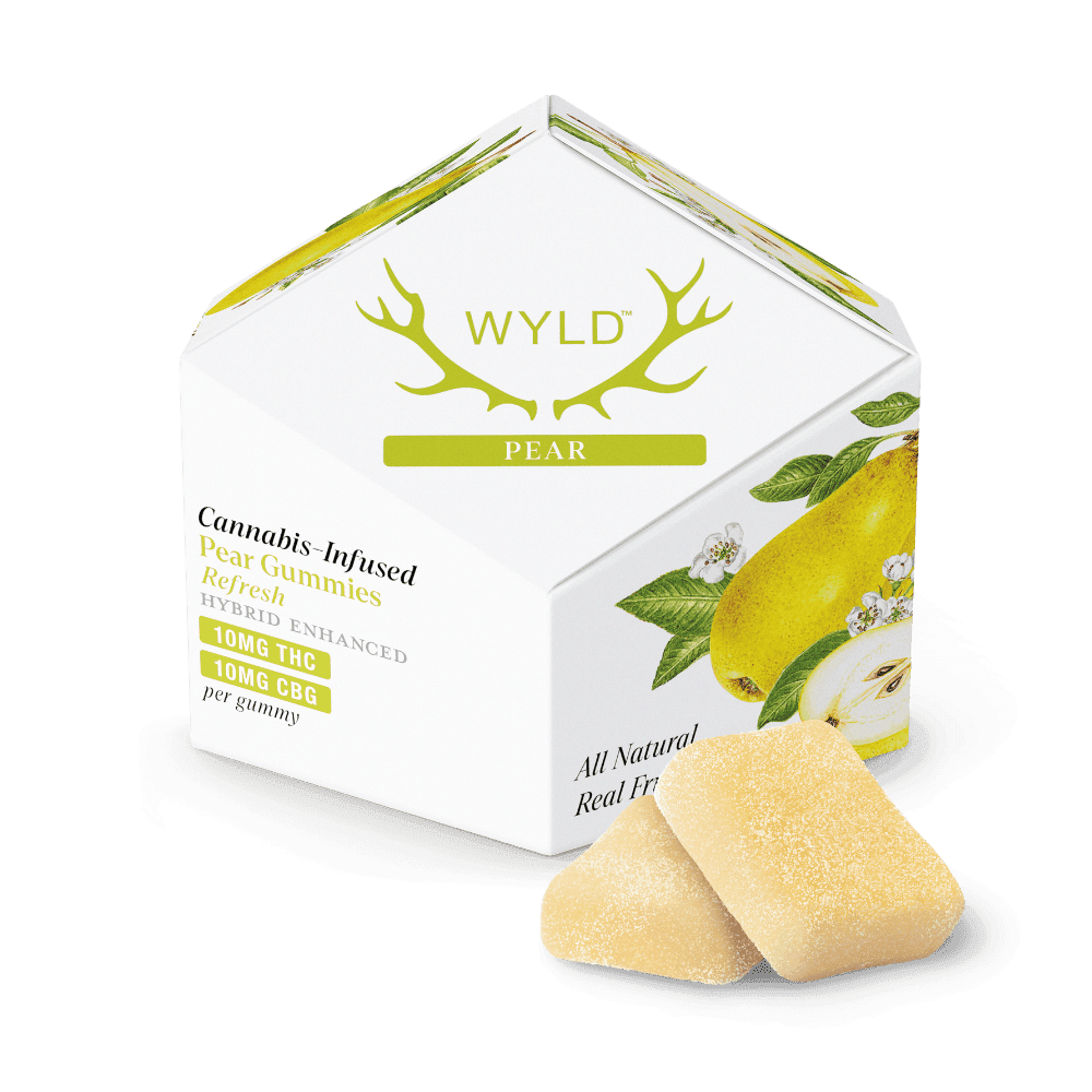 Pear 1:1 CBG + Hybrid Enhanced Gummies