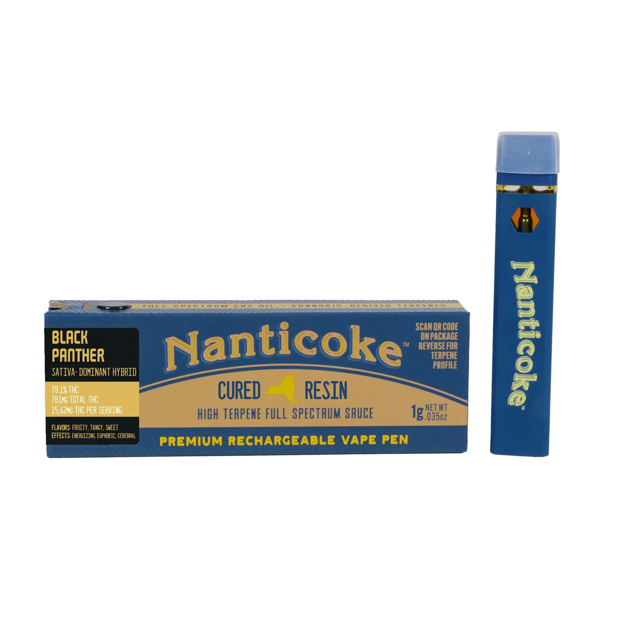 Nanticoke | Cured Resin Vape | Black Panther | Sativa Hybrid