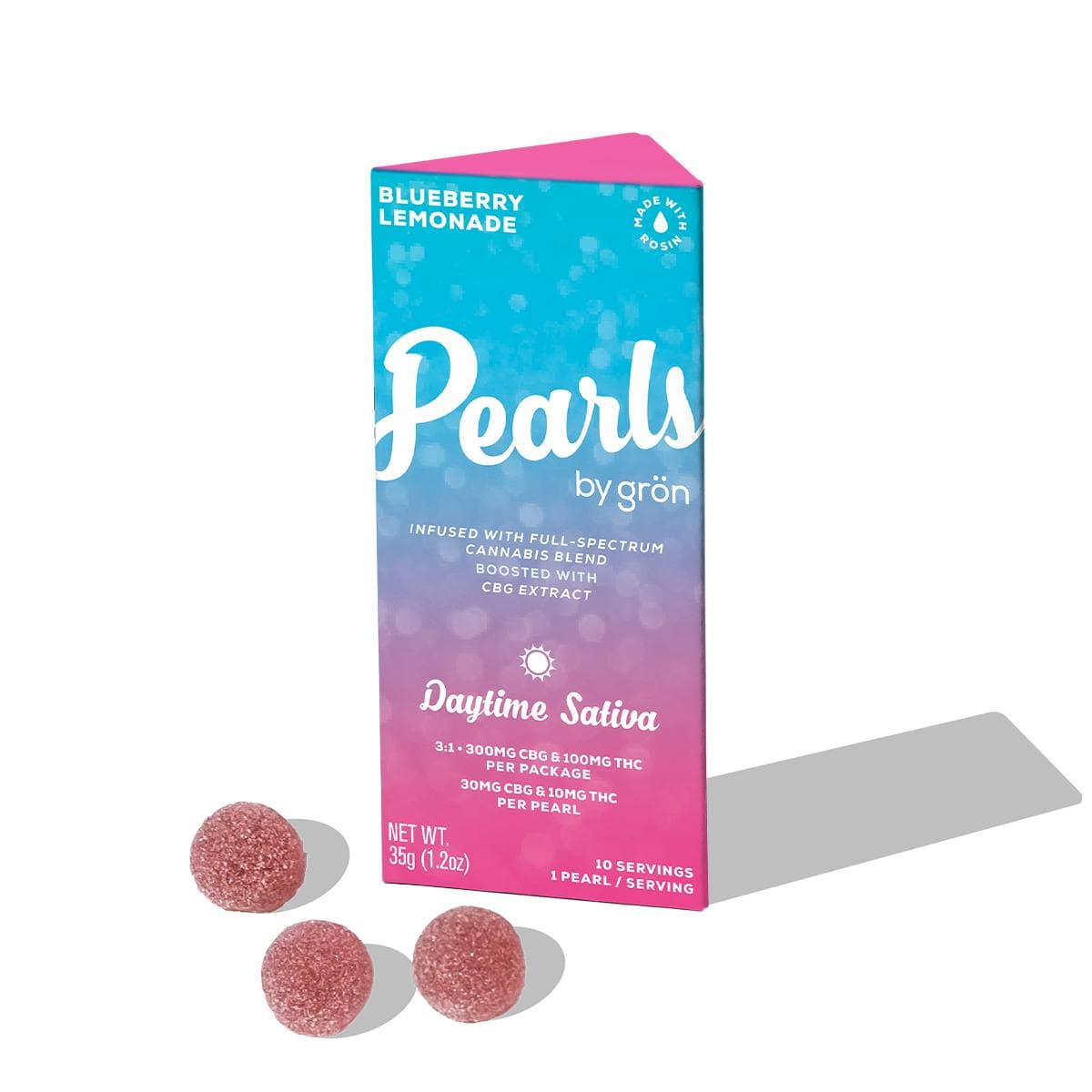 3:1 Blueberry Lemonade Pearls - CBG/THC - Daytime Sativa