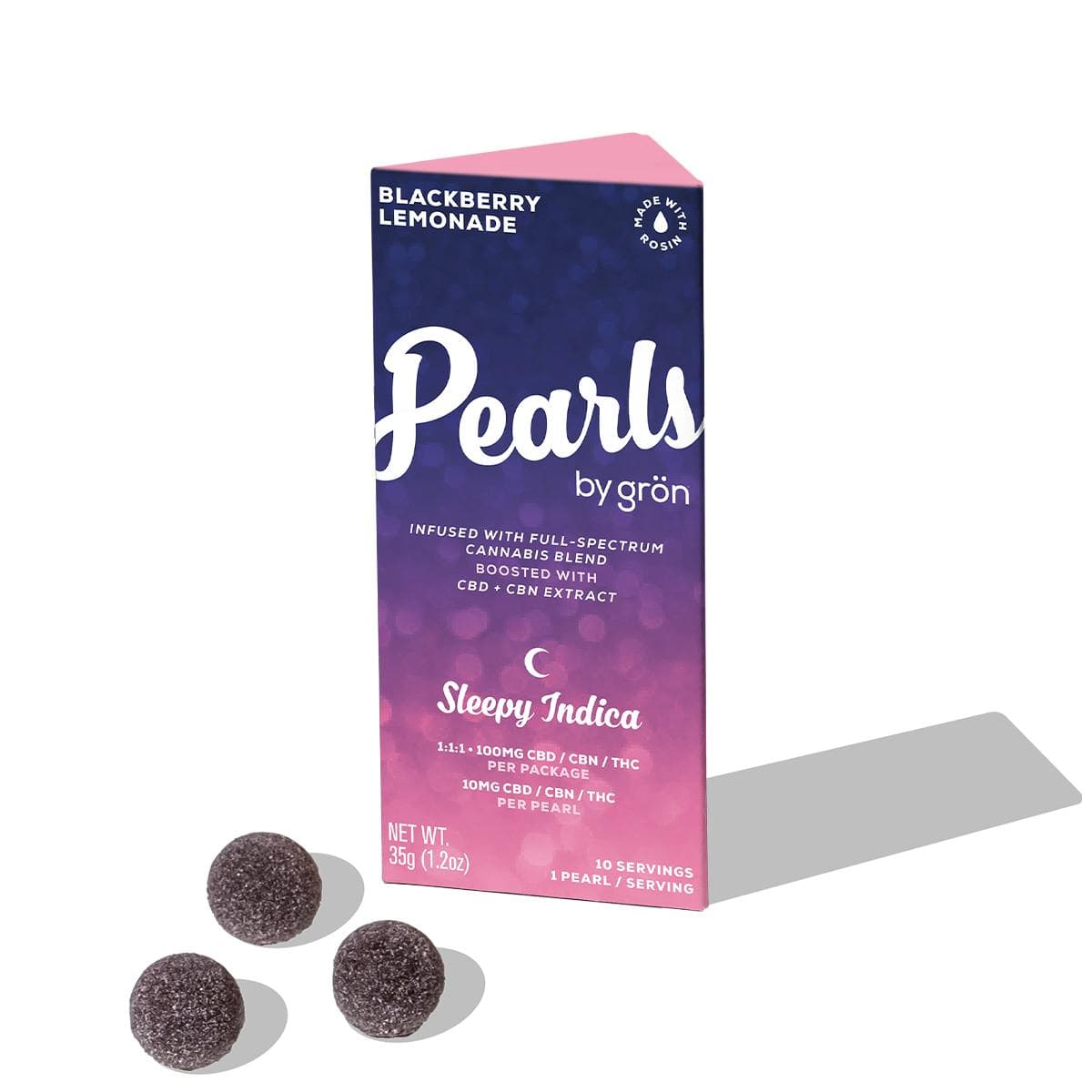1:1:1 Blackberry Lemonade Pearls - CBN/CBD/THC - Sleepy Indica
