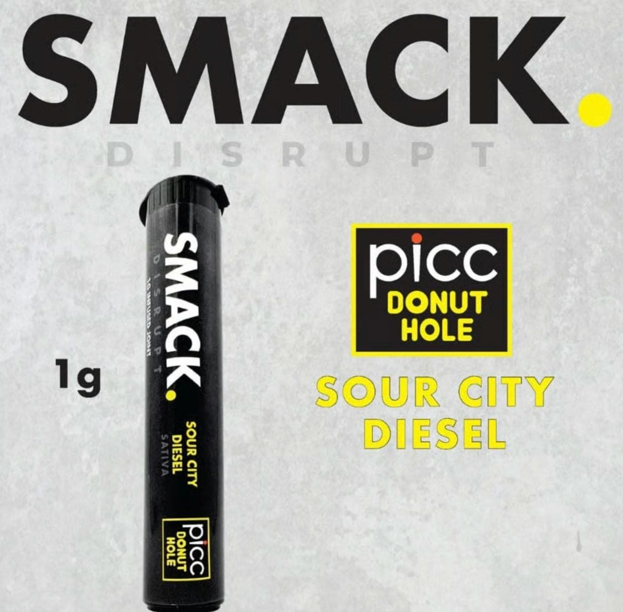 SMACK | Infused Preroll | Super Sour Diesel | Sativa