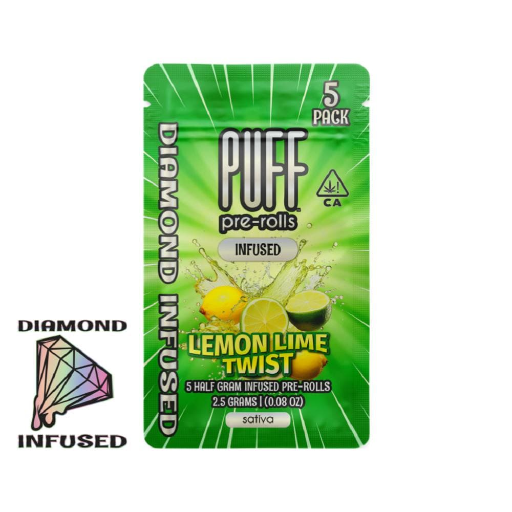 Lemon Lime Twist - Infused Sativa - 5 pack [2.5g]