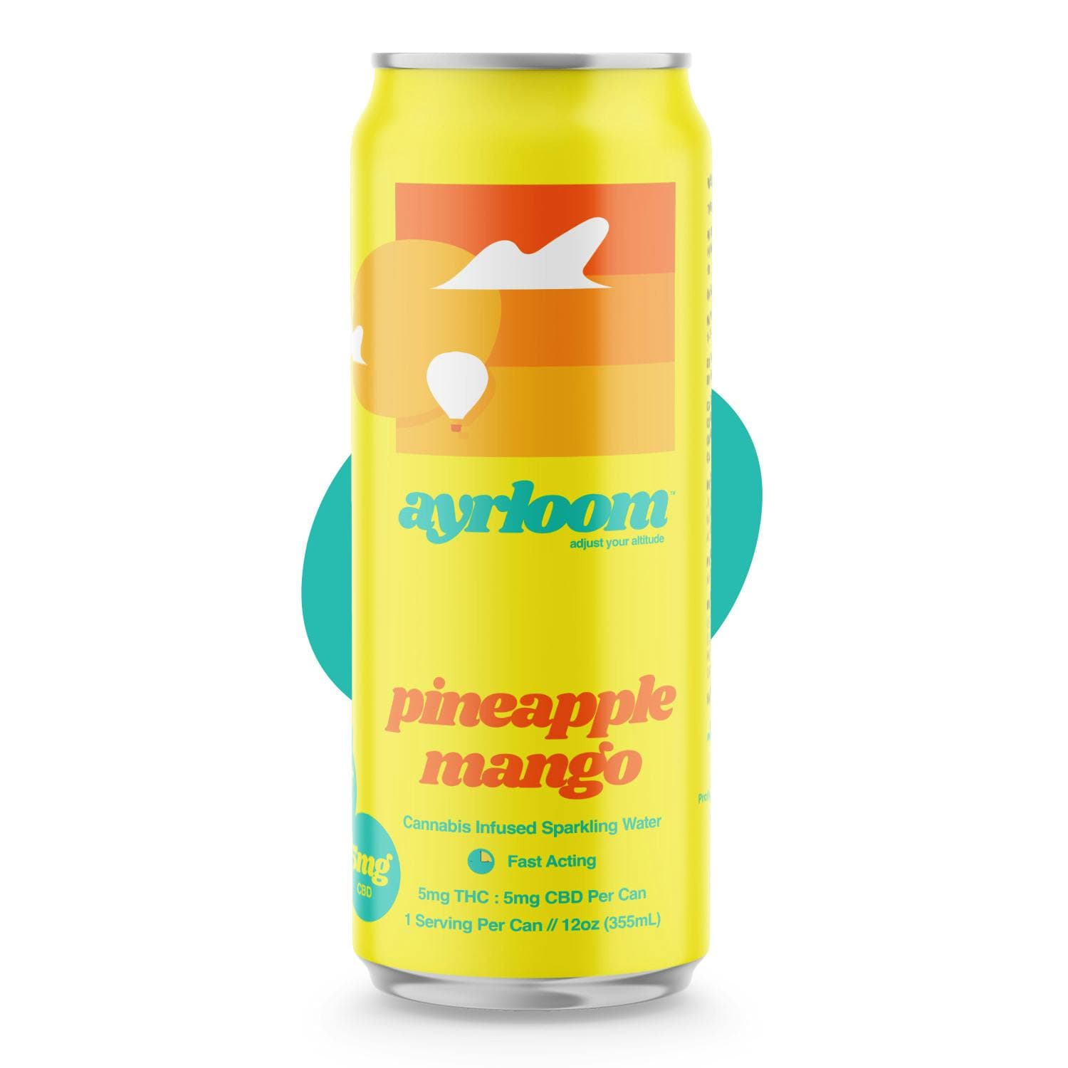 Ayrloom, Island Time Pineapple Mango -HYBRID- (1:1 THC:CBD, 10pk, 50mg)