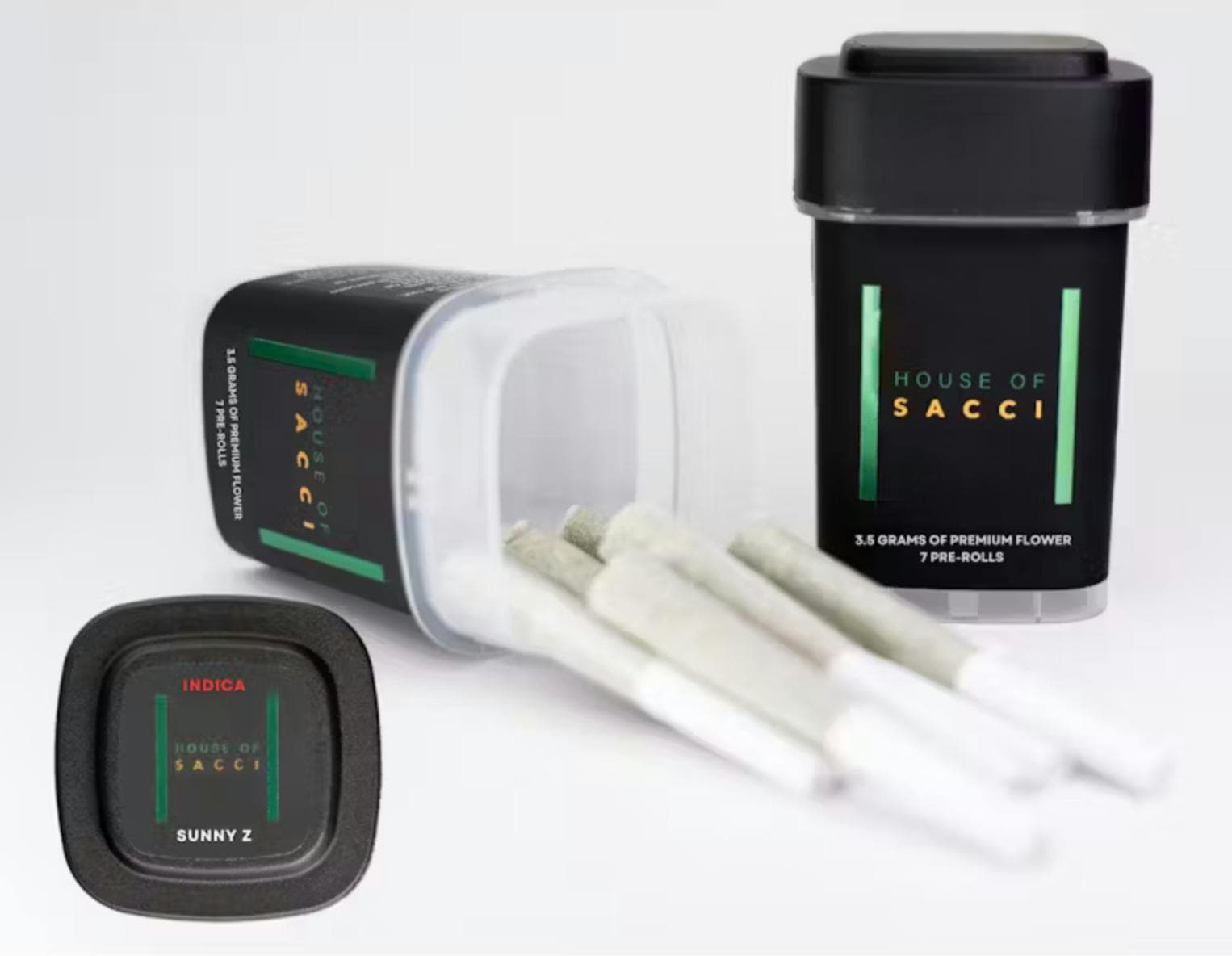 House of Sacci | Pre-Rolls | Sunny Z | Indica | 7pk