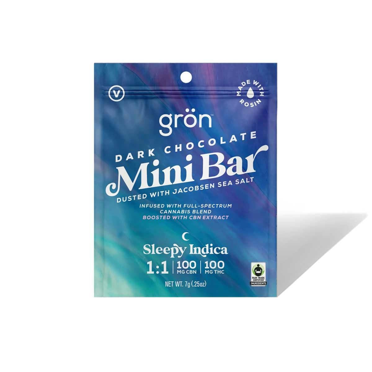 1:1 Dark Chocolate Mini Bar - Sleepy Indica - CBN/THC