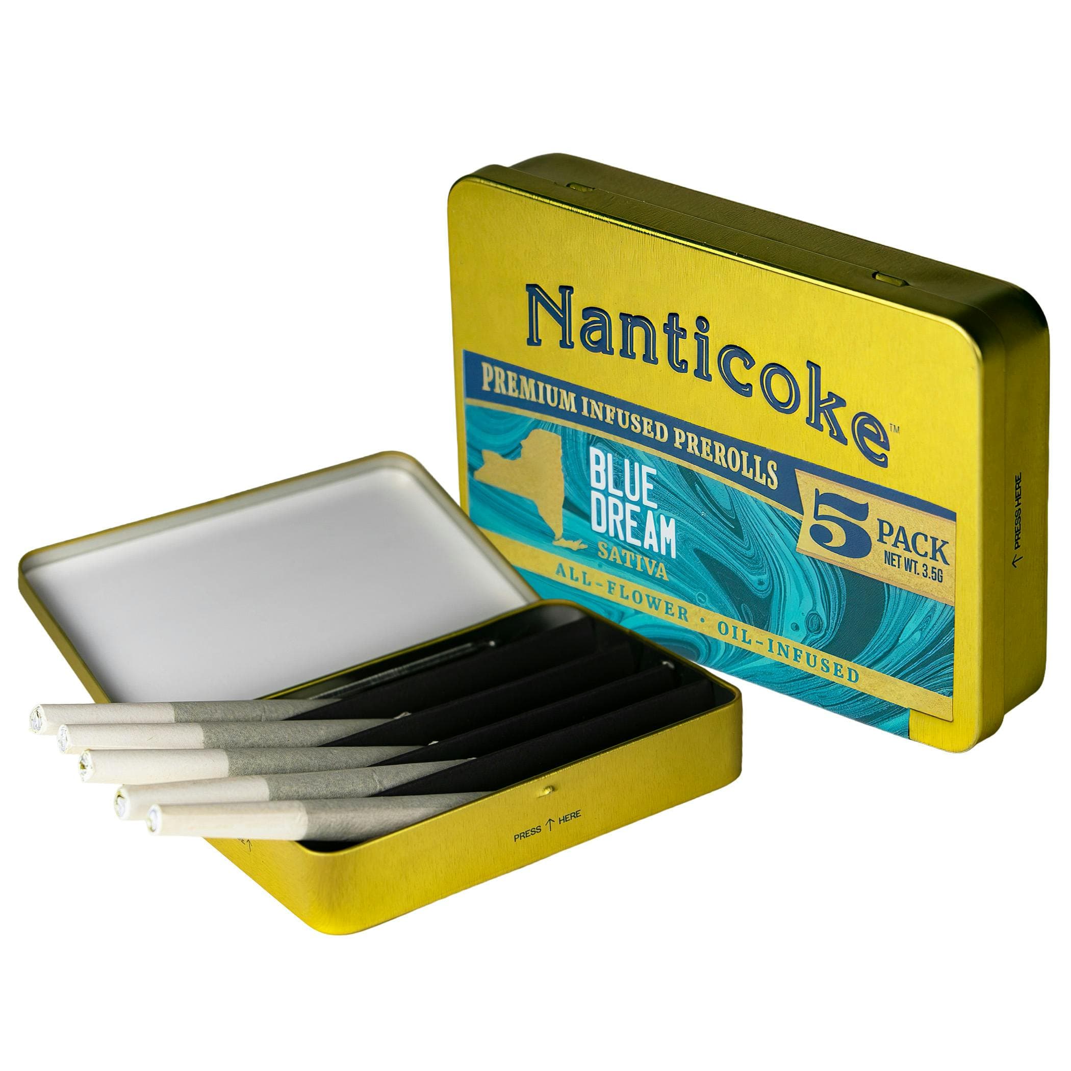 Nanticoke | Infused Pre-Rolls | Blue Dream | Sativa | 5pk