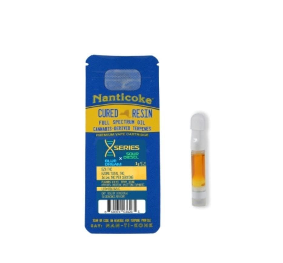 Nanticoke | Cured Resin Cart | Blue Dream x Sour Diesel | Sativa