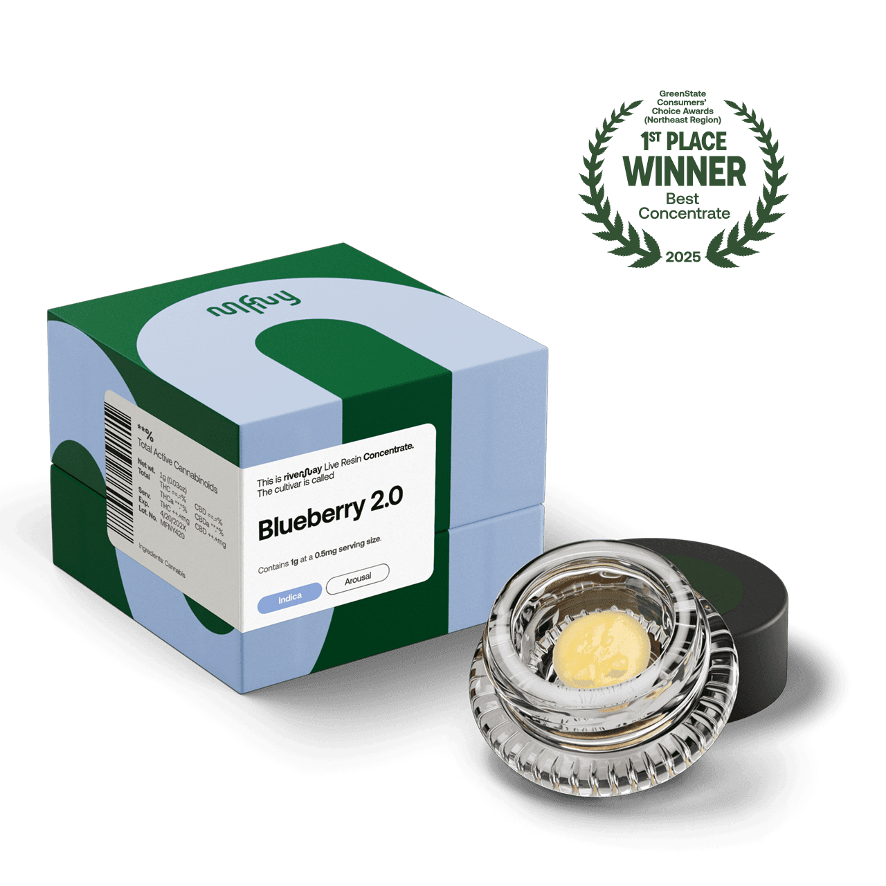 Blueberry 2.0 Live Resin Badder | 1g