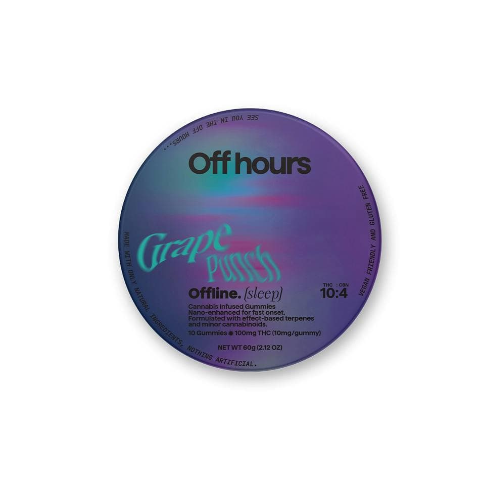 Off Hours | Edibles | Offline Grape Punch | 10pk | 100mg