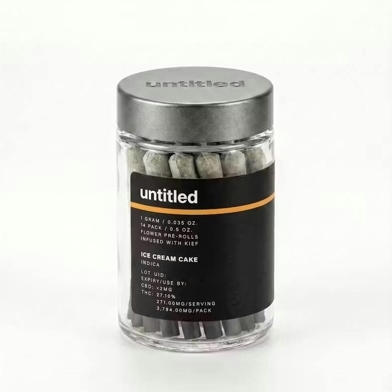 untitled | Infused Pre-Rolls | Ice Cream Cake | Indica | 14pk
