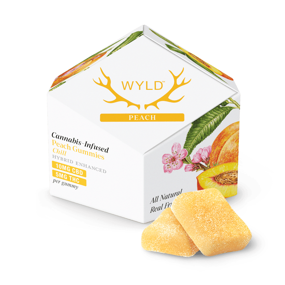Peach 2:1 CBD + Hybrid Enhanced Gummies