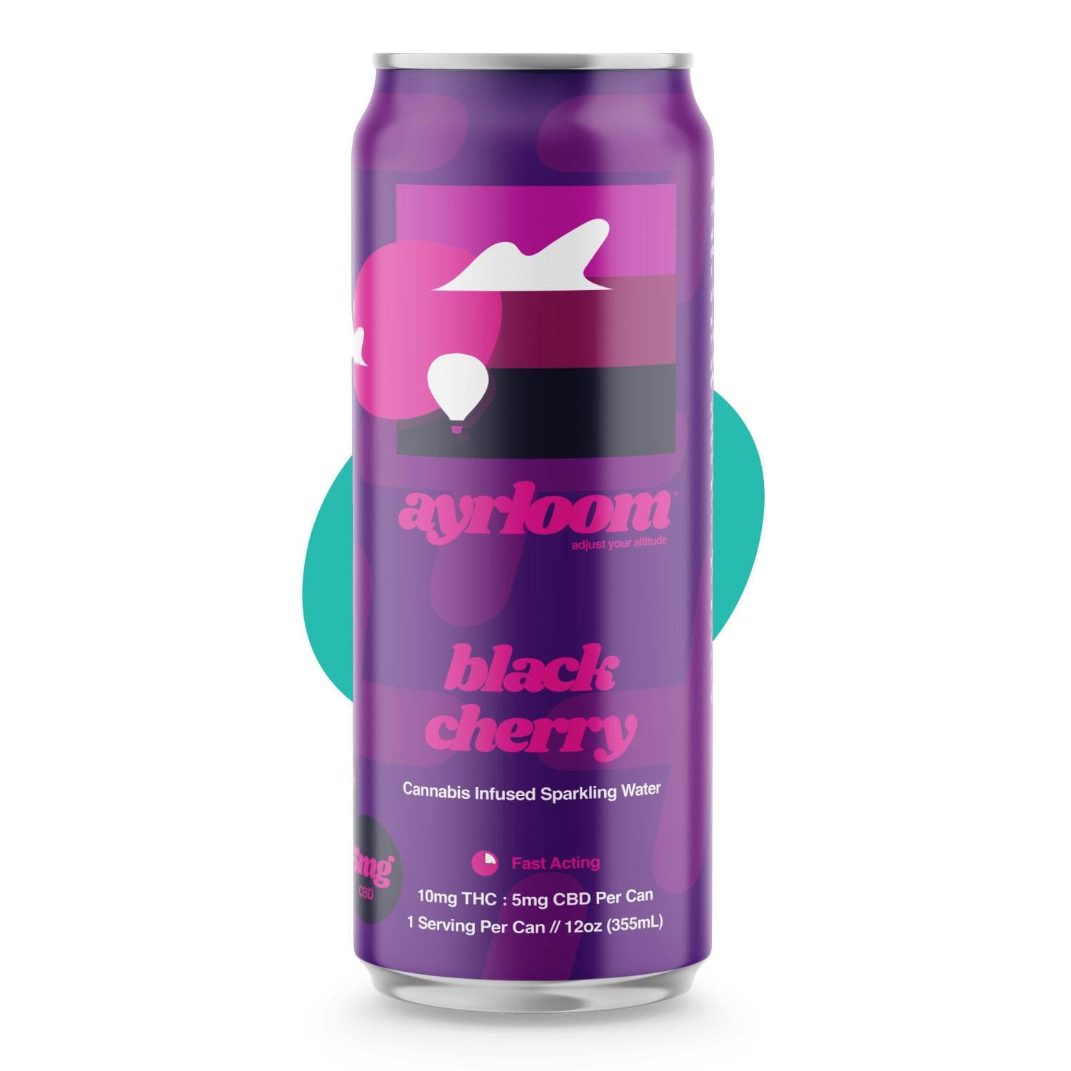 Ayrloom, Black Cherry -HYBRID- (2:1 THC: CBD, 10mg)