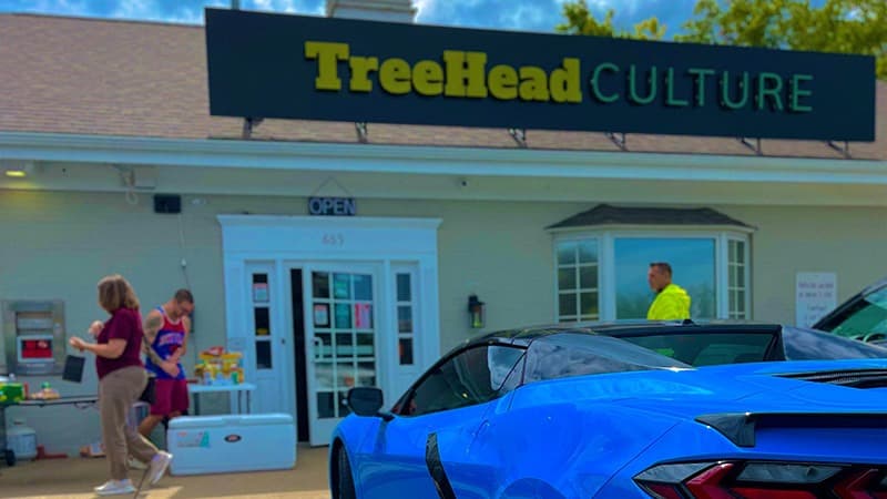 Treehead Culture storefront at 665 North French Road